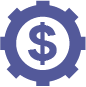 Fast payroll processing icon